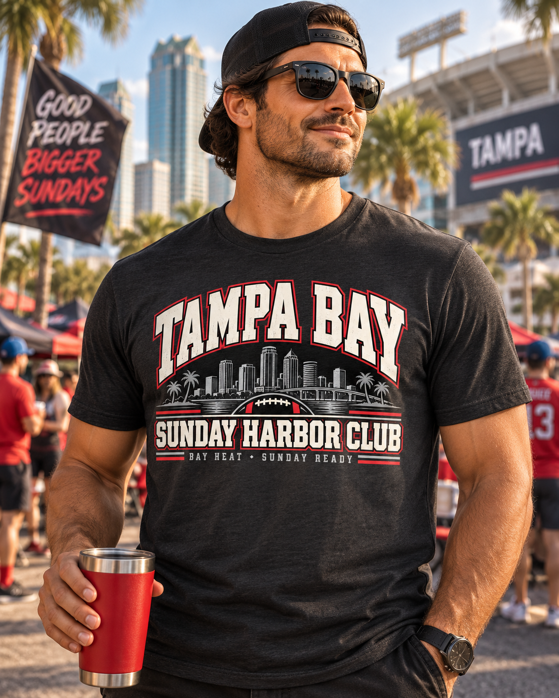 Tampa Bay Sunday Harbor Club — tailgate lifestyle, Tampa Bay