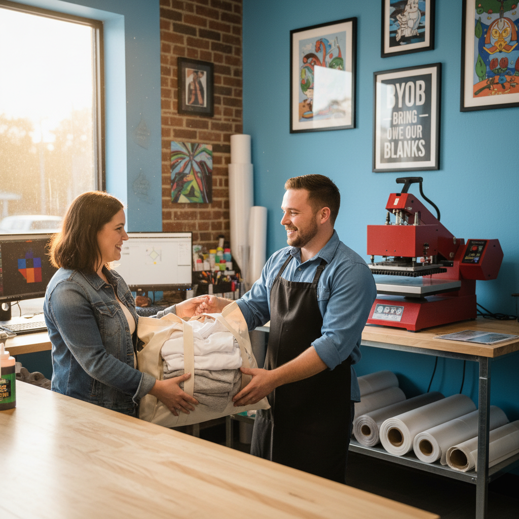 BYOB Fridays — Customer Drop-off Lifestyle