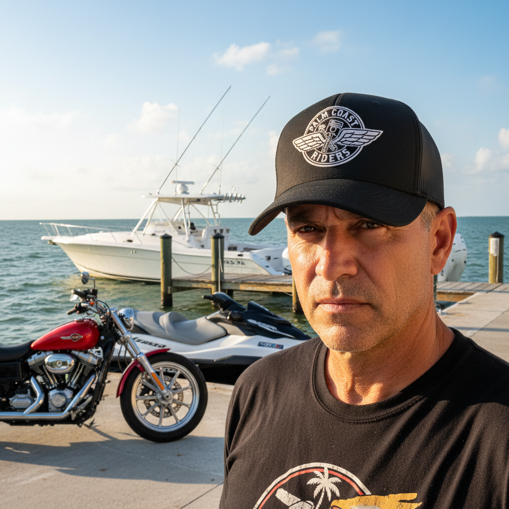 Custom Hat — Motorcycle/Jet Ski Crew Lifestyle