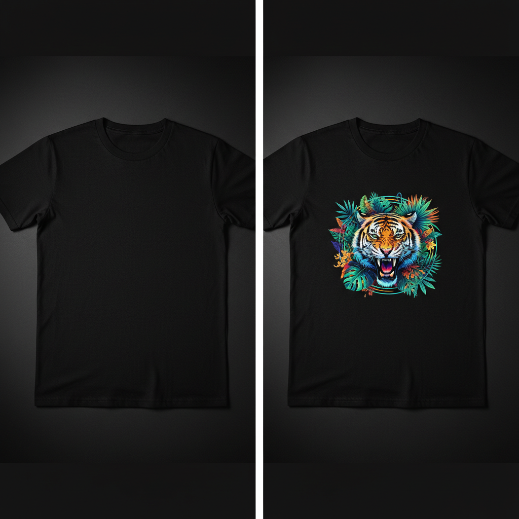 DTF Transfer Sheets — Before & After (No Text)