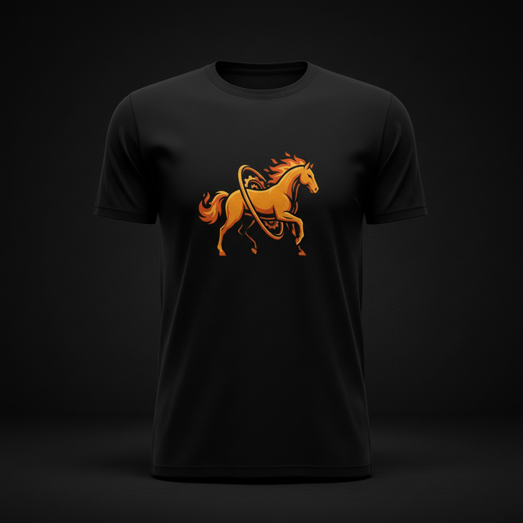 Fire Horse Founders Tee Mockup