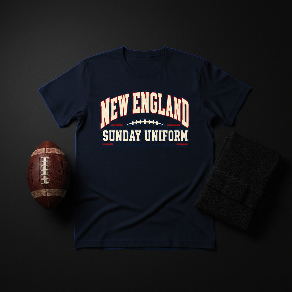 New England — Sunday Uniform Flatlay